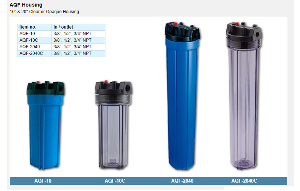 Water Filter Housing